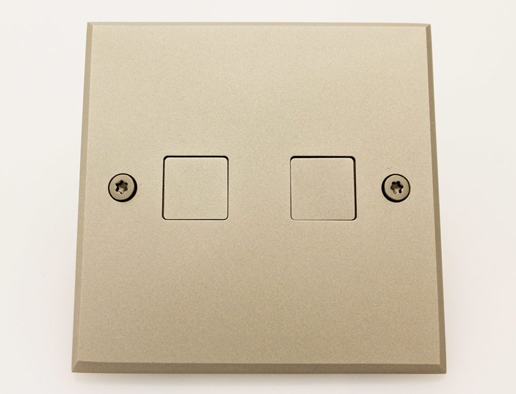 Meljac Plate Two Push Buttons