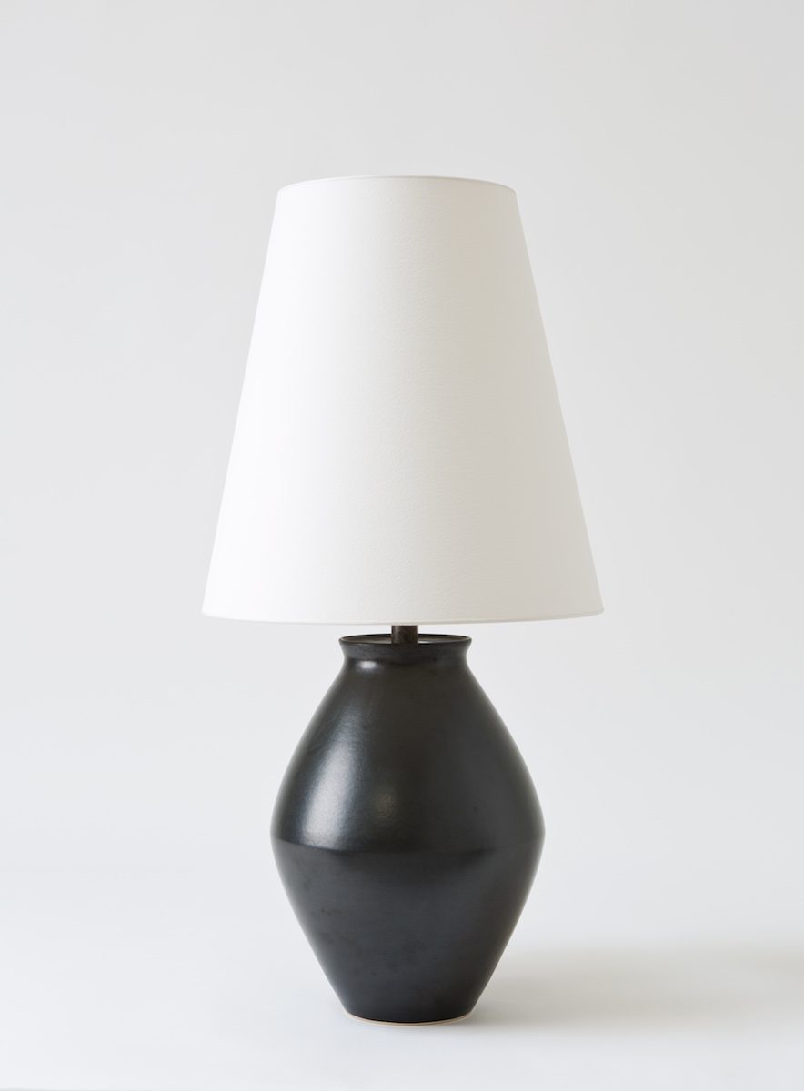 Bright on Presidio - Christiane Perrochon Amphora 31 Black Table Lamp