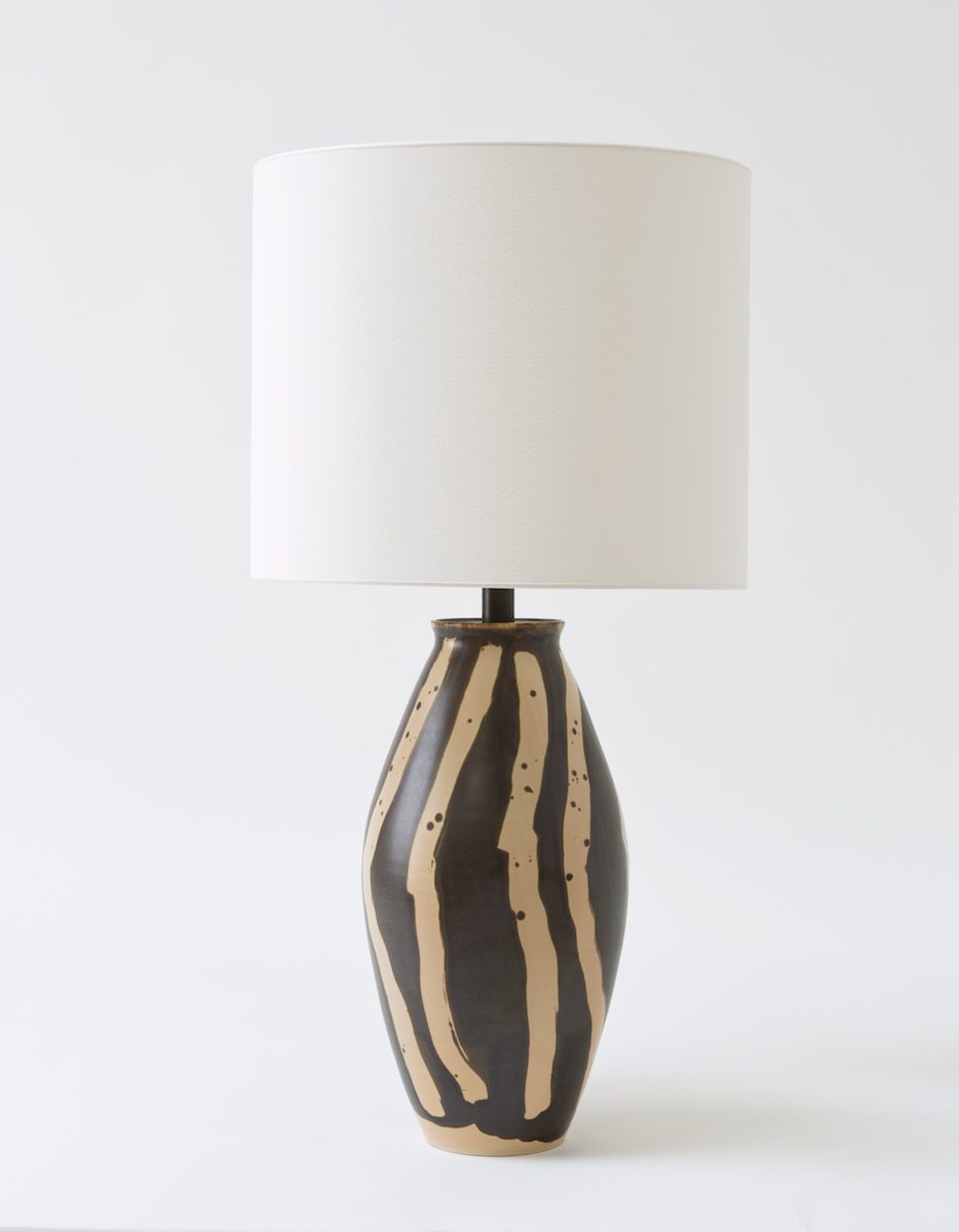 Bright on Presidio - Christiane Perrochon Vase 30 Zebra Table Lamp