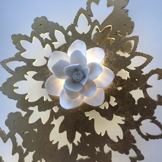 Art et Floritude Dentelle Wall Light Sconce