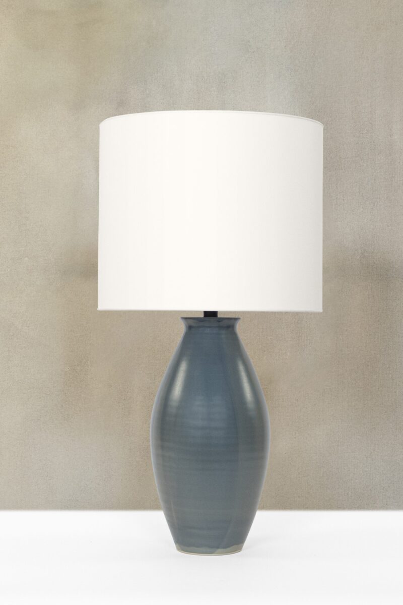Christiane Perrochon Vase 30" Smokey Blue Table Lamp