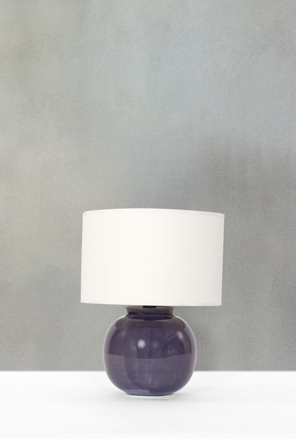 Christiane Perrochon Sphere 13" Glossy Blueberry table lamp
