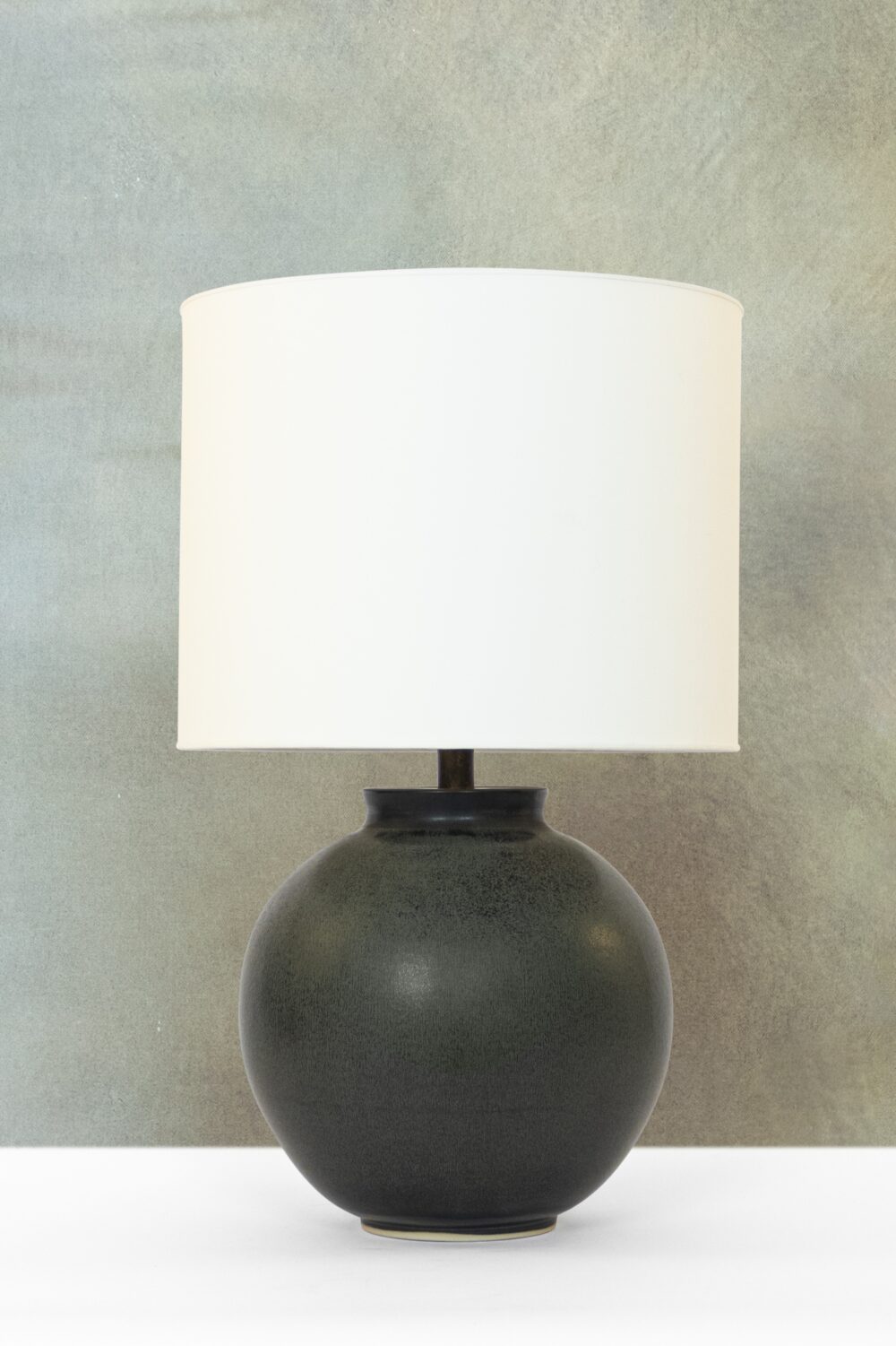 Christiane Perrochon Sphere 25" Dark Crystalized Slate table lamp