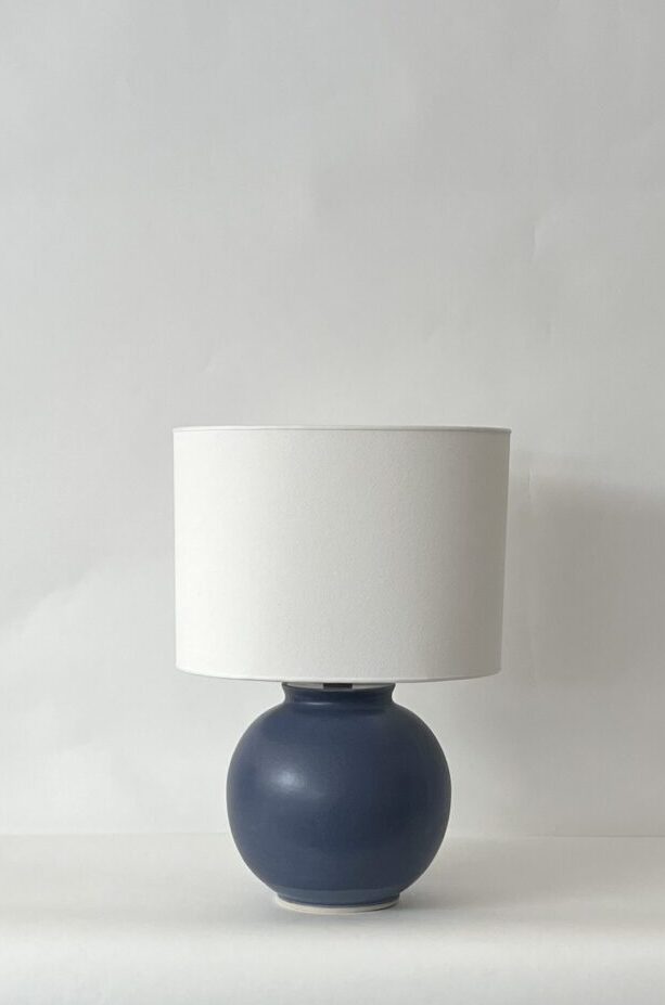 Christiane Perrochon Sphere 17 Indigo Lamp