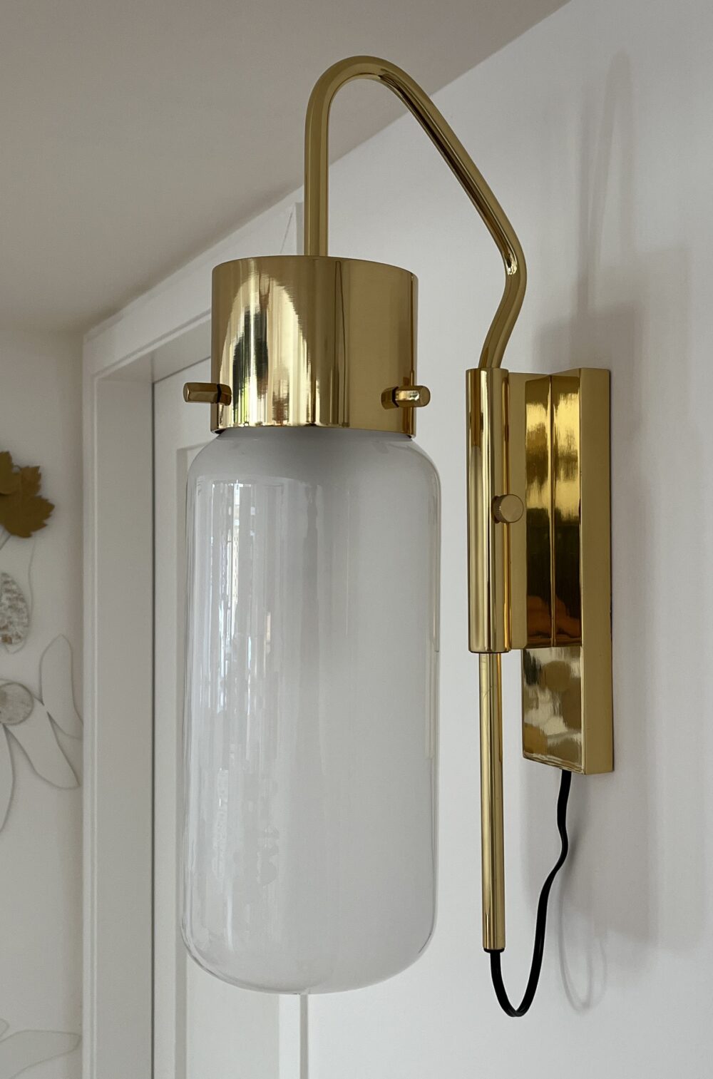 Azucena Bidone Polished Brass Wall Light