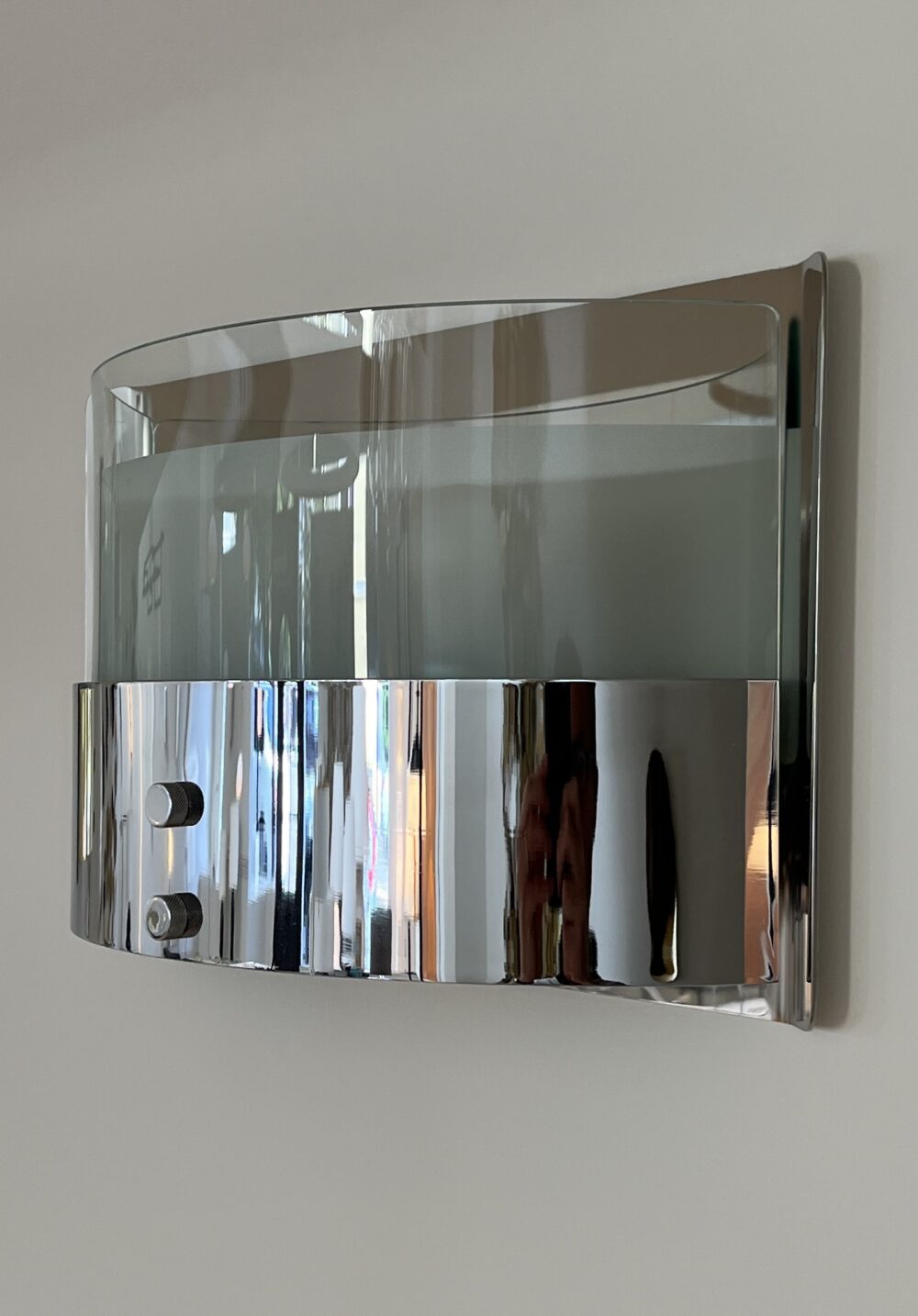 Azucena Monaco Polished Chrome wall light