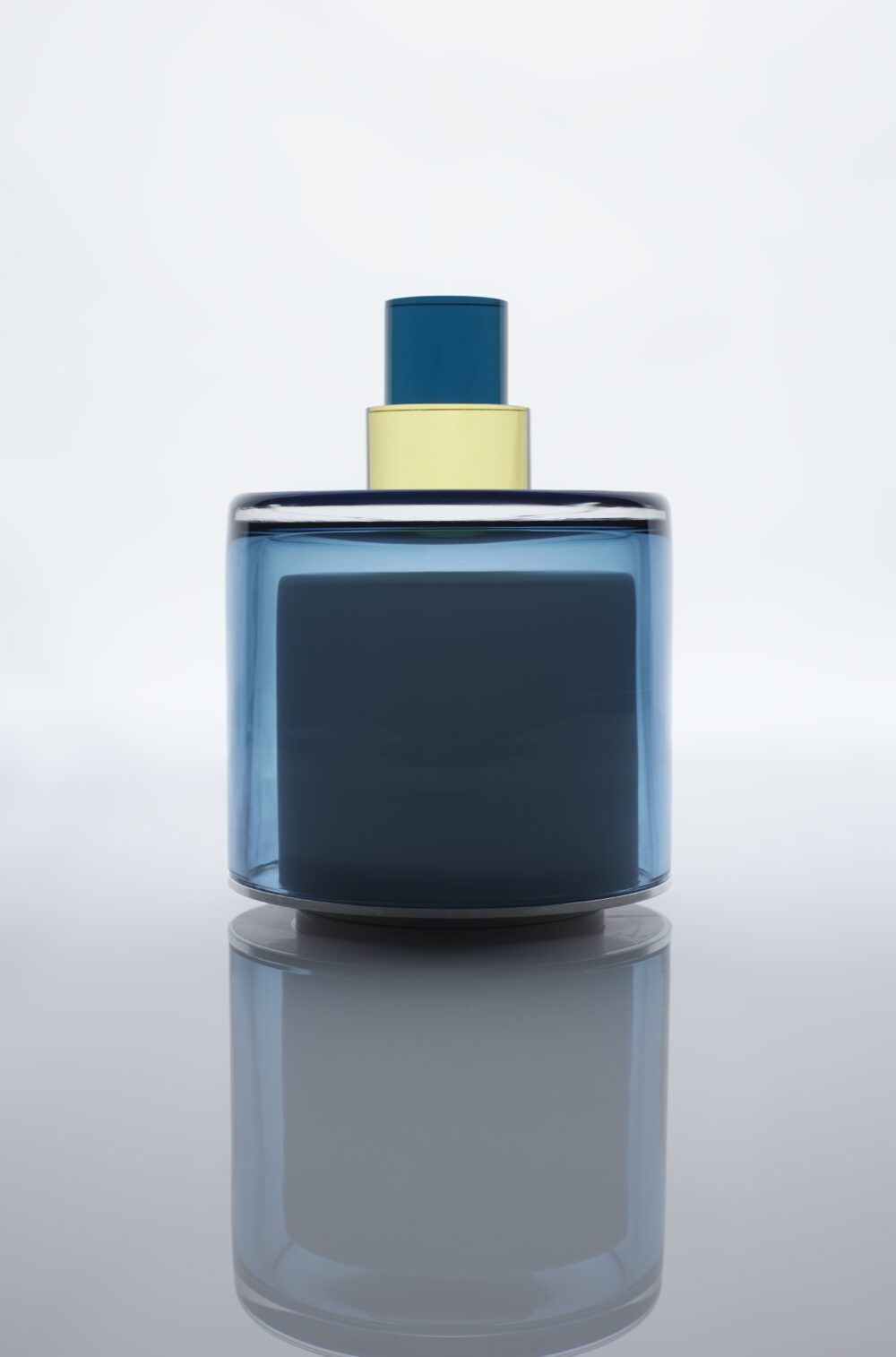 Paola Petrobelli Mini Glass Portable Lamp Blue