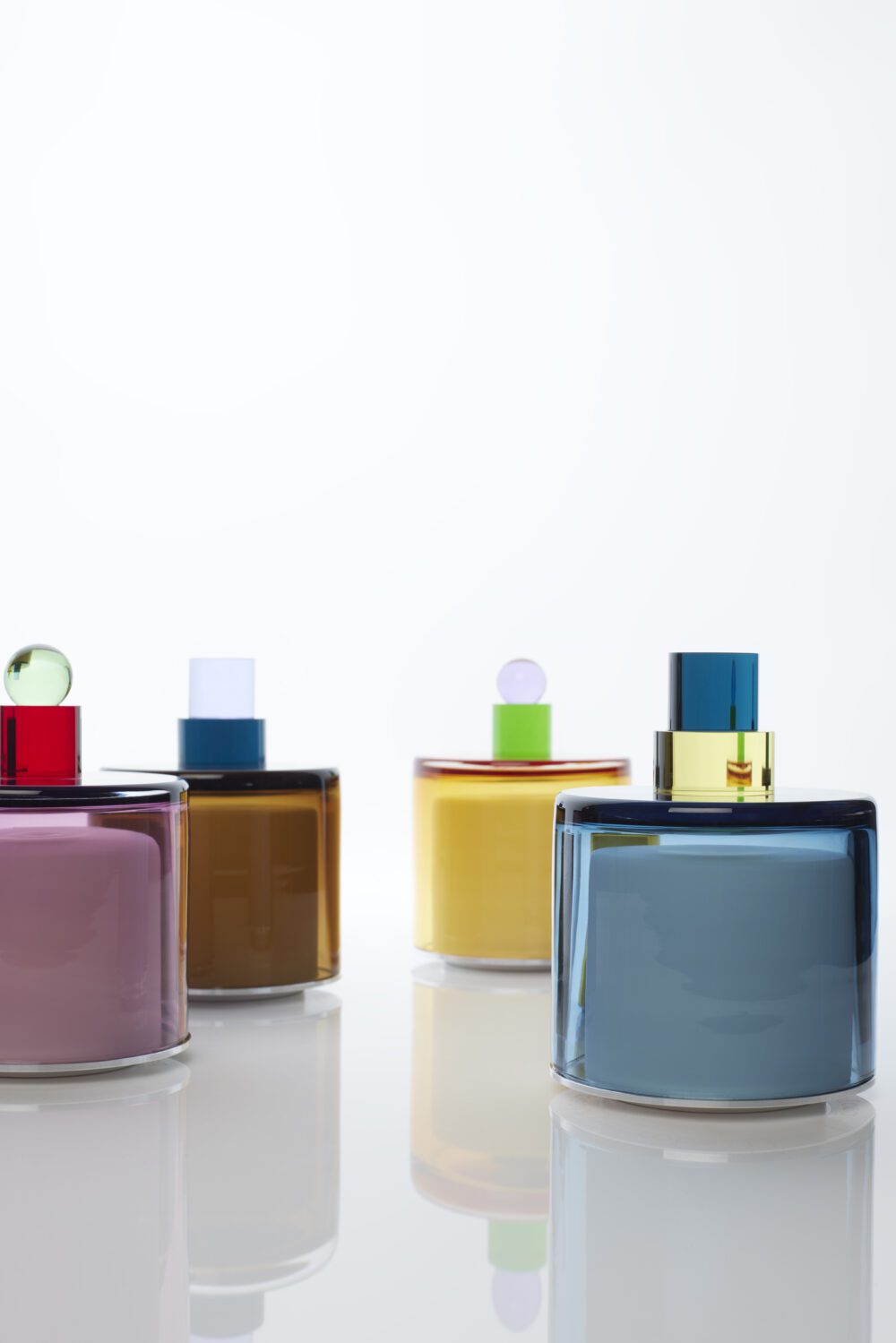 Paola Petrobelli Mini Glass Portable Lamp Four Colors