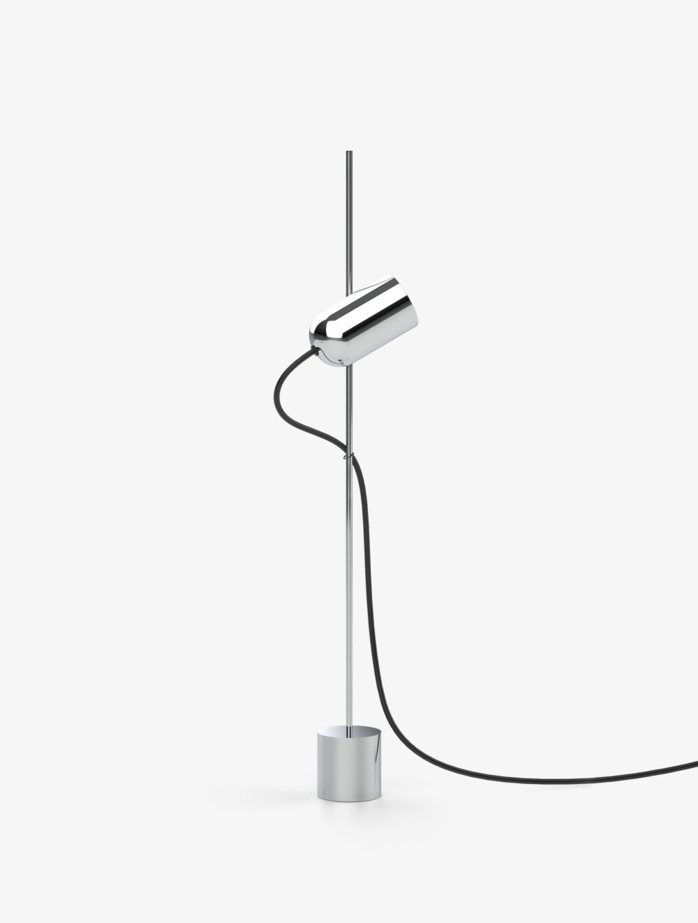 Gofi Fa Mini Grey Chrome Table Lamp